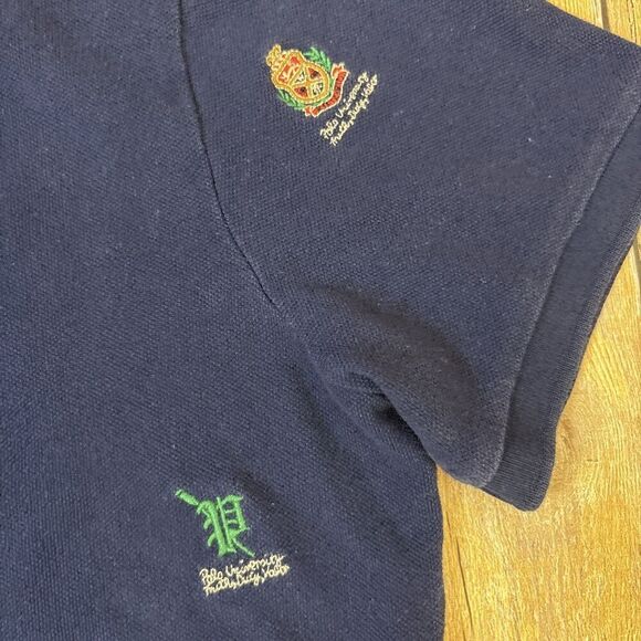 Polo Ralph Lauren All Over Polo Shirt Collegiate Crests Bears Sneakers Medium - Picture 12 of 14